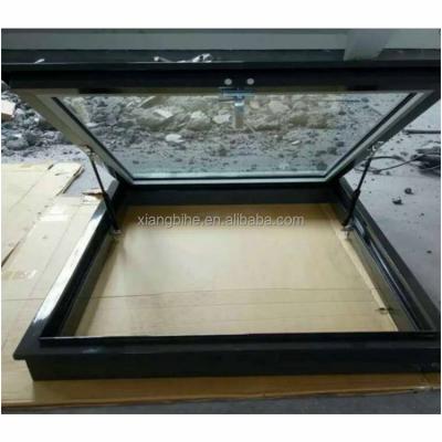 China Exterior Skylight Roof Screen Ventilation Tempered Glass Folding Aluminum Window Types for sale