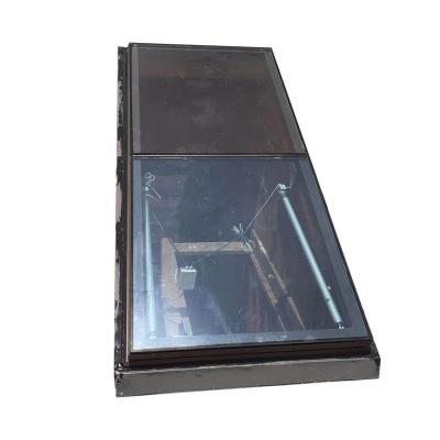 China Hot Selling Folding Screen Aluminum Down Sliding Window Wholesales For Glass Roof for sale