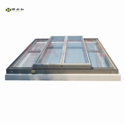 China Special Folding Skylight Screen Design Auto Sliding Wholesales For Glass Roof for sale