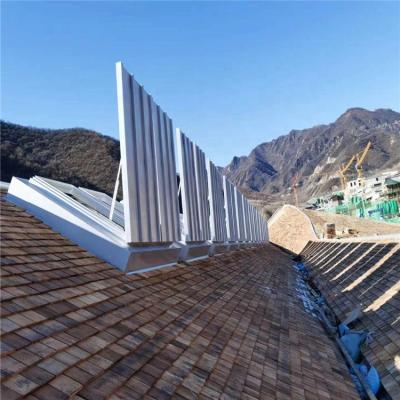 China Thermal Screen XBH Folding Flue Skylight Profile For Industrial Igloo House Ventilation Skylight for sale