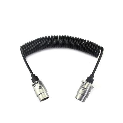 China High quality automotive trailer 7pin plug aluminum sprial 12V cable for truck for sale