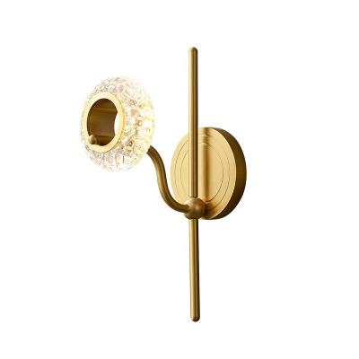 China Zhongshan modern luxury brass wall lamp interior lighting wall lamp KABO LIGHTING factory for sale