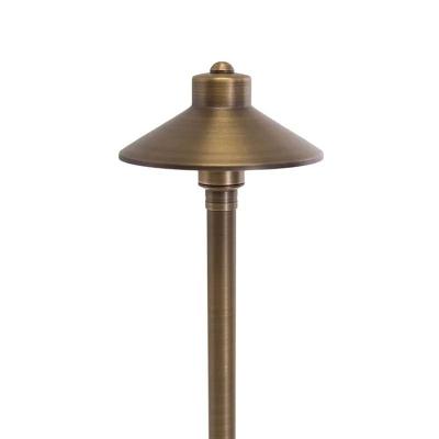 China Garden KABO Light Outdoor Lighting Low Voltage 12V Outdoor Flat Cap Bronze Brass Landscape Path and Area Light for sale