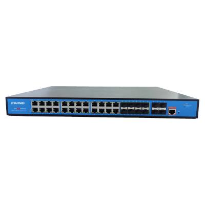 China IP Camera Managed 24 Port 10/100/1000Mbps RJ45 Ports Switch Port Gigabit Desktop Network Switches for sale