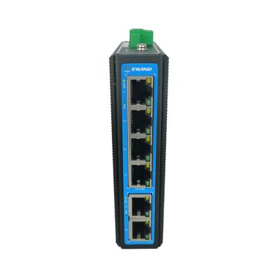 China Industrial IP Camera EW-PIS1706FE IP40 Protectin Level 4 Ports Network PoE Switch for sale