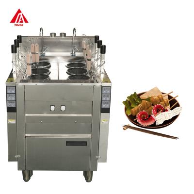 China Automatic lifting High Efficiency 6 Head Double Tank Automatic Lifting Cooker Restaurant Commercial Stainless Steel Gas Pasta Noodle Cooker for sale