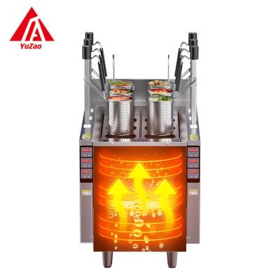 China Automatic lifting Best selling Commercial Industrial Boiler 6 Basket Automatic Lifting Electric noodle cooker noodle cooking Machine for sale