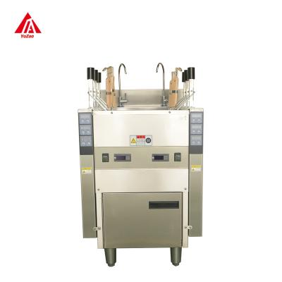 China Automatic lifting Top Sale Noodle Pasta Cooker Automatic Lifting System 6 Head Noodle Cooking Stoves Commercial Pasta Gas Noodle Cooker for sale