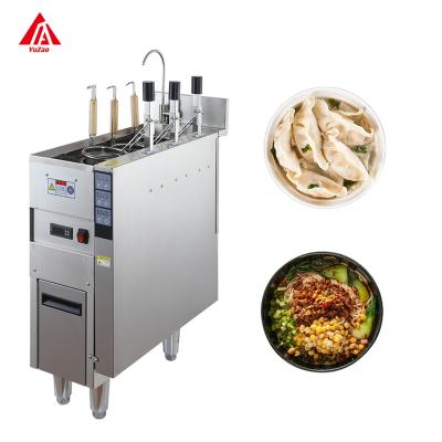 China Automatic lifting Newest High Efficiency 3 Heads Automatic Lifting Electric Noodle Cooker Pasta Boiler For Professional Restaurant Use for sale