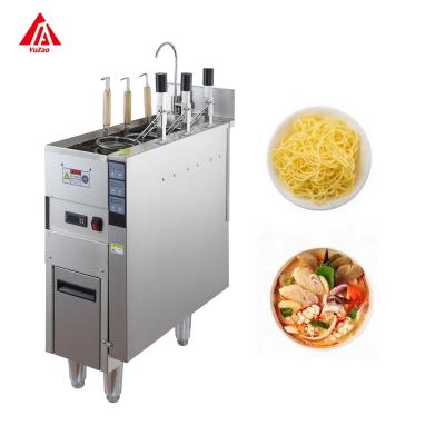 China Automatic lifting Kitchen Equipment 3 Baskets Automatic Lifting Stainless Steel Electric Noodle Pasta Cooker Commercial Noodle Cooking Machine for sale