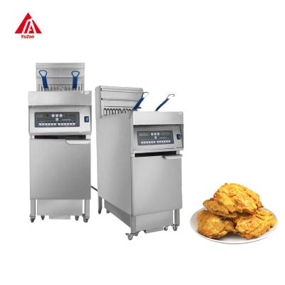 China Safety  High Performance Potato French Fries fryer Machine Single Double cylinders Optional fryer Commercial Smart Snack fryer Machine for sale