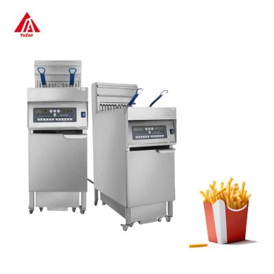 China Safety  High Precision Commercial Fryer Machine Electric Potato Plantain Chips Fryer Smart Industrial Deep Fryer for sale