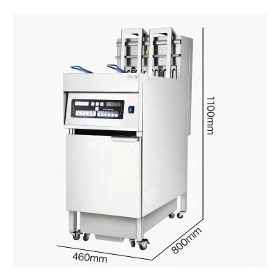 China Safety  Vertical Automatic Lifting Oil Filter Deep Fryer Commercial Computer Control Temperature Fryer Furnace Electric Deep Fryer for sale