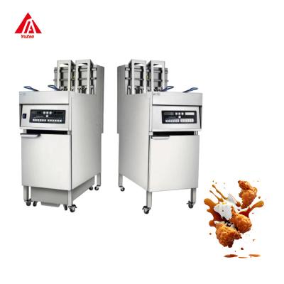 China Safety  Reasonable Prices Chicken Fryer Machine Automatic Lift deep Fryer Industrial Corn Dog Electric Fryer Machine for sale