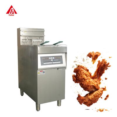 China Safety  Hot Sale Chips chicken fish seafood hamburger beef deep fryer commercial deep frying machine for sale