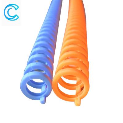 China 10mm Plastic Binding Loose Leaf Plastic Ring Spring Spiral Rings 30 Holes For A4 A5 A6 Paper Notebook for sale