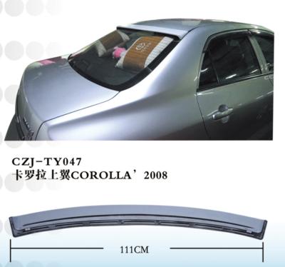 China Rear FOR TOYOTA COROLLA 2008+ REAR ROOF SPOILER CZJ ABS for sale