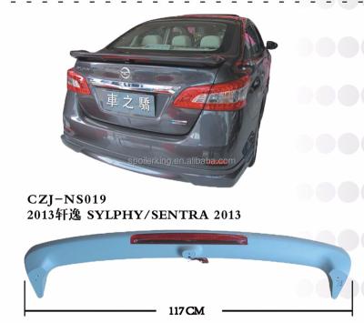 China CZJ ABS HOT rear SPOILER FOR SENTRA 2013 WITH LED LIGHT for sale