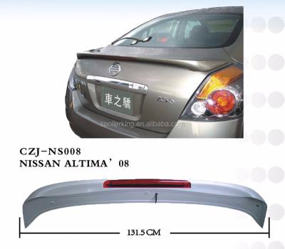 China HIGH QUALITY ABS REAR SPOILER rear WITH light FOR ALTIMA 08 for sale