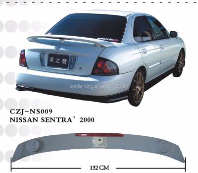 China Rear ABS ELEVATE SPOILER WITH LED LIGHT FOR SENTRA 2000-2004 for sale