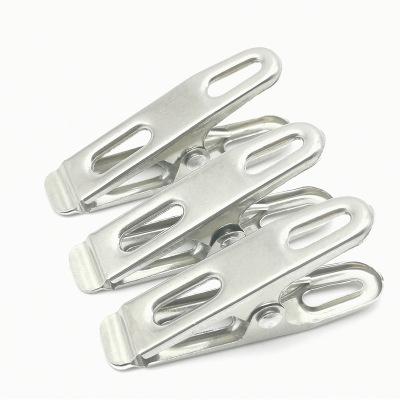 China CLASSIC Small Metal Hanger Clips 304 Stainless Steel Clothespins for sale