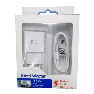 China Wholesale High Quality High Speed ​​Travel Charger Power Adapter With USB 3.0 Data Type C Cable For Samsung S8 S9 Fast Charger for sale