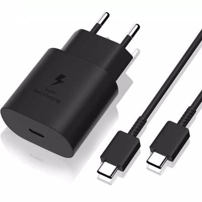 China 25W Original Type-C Fast Charging Phone Travel Charger 25W USB C Palladium Fast Charger For Samsung Galaxy note10 s20 S21 25W Super Fast Charging for sale