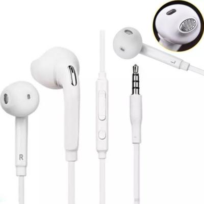 China Factory Wholesale Price S6 Perfect Sound Headset Wired 3.5mm In-Ear With Microphone For Samsung Galaxy S6 S6Edge s7 s4 Earphone for sale