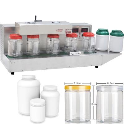 China SF-1800 Guangzhou Food Cover Aluminum Foil Plastic Lid Bottles Jars Sealing Machine for sale