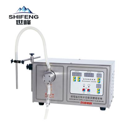 China SF-1-1K Food Pump Liquid Oil Filling Machine Guangzhou Honey Bottles Jars Cans Gear for sale