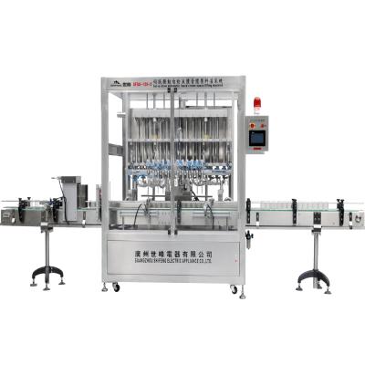 China Beverage SFGG-120-2 automatic 12 - head servo driving liquid cream piston filling machine for sale