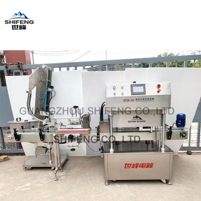 China Food Feeder High Speed ​​Automatic Twist Off Vacuum Screw Jar Glass Bottle Capping Machine for sale