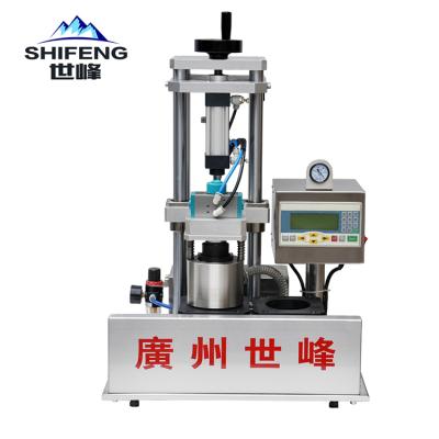 China Semi Automatic Food Vacuum Locking Screw Glass Bottle Jars Capping Machine for sale