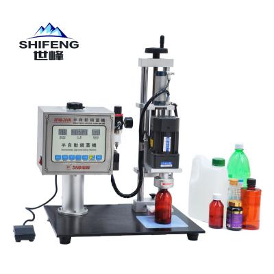 China XG-200B Semi-automatic Food Bottle Capper Machine for Screw Cap(v) for sale