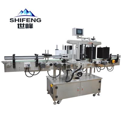 China SF-3060 Food Assembly Line Automatic Double Sides Flat Labeling Machine for sale