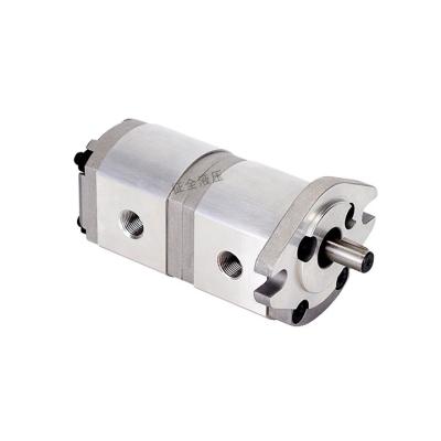 China Machining Machining Zhengquan HGP-11A-F3/3R double gear pump Hydraulic high pressure oil pump small series agricultural machinery double pump for sale