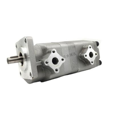 China High Efficiency High Efficiency Zhengquan HGP-22A-F12/12R Double Gear Oil Pump Hydraulic Metering Oil Transfer Hydraulic Double GEAR PUMP High Pressure Electric for sale