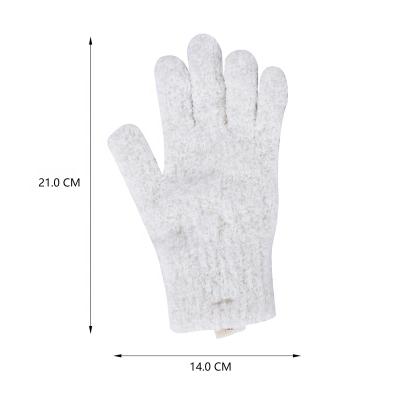 China EXFOLIATE Customizable Color Organic Exfoliating Bath Gloves , Comfortable Daily Home Toiletries for sale