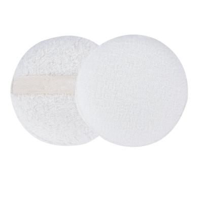 China EXFOLIATE New Organic Cotton Natural Fiber Bath Exfoliating Double Texture Double Side Body Scrubber Soft Sensitive Skin for sale