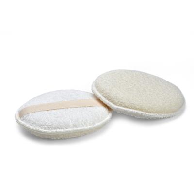 China EXFOLIATING Eco Friendly 100% Organic Cotton - Round Double-texture Exfoliating Body Scrubber - Certified Organic, Recycled Material for sale