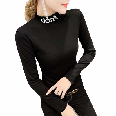 China Fashion Autumn Winter Female Slim Fit Long Sleeve Women Jumpsuit Turtle Neck QUICK DRY Upper Body Sexy Suit for sale