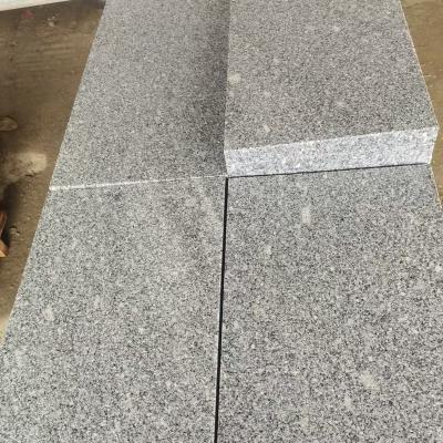 China New G603 China Gray Granite Sesame Gray Honed Modern Low Price Natural Stone Flooring Wall Tile Thin Slab for sale