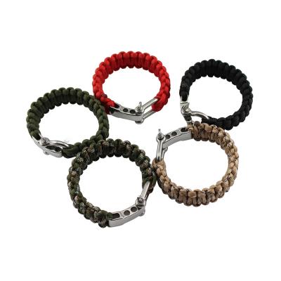 China Outdoor Accessories 550LBS Paracord Multi Functional Outdoor Survival Strap Bracelet for sale