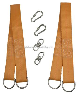 China Convenient And Quick Installment Outdoor Hardware Accessories Polyester 36inch Shaft Swing Straps for sale