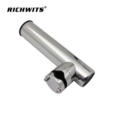 China Factory price boat yacht accessories stainless steel fishing rod holder adjustable with wrench for rail for sale