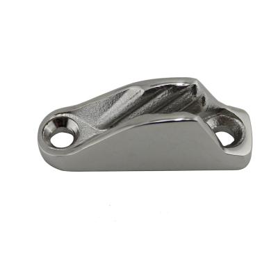 China Boat Mooring Stainless Steel Quick Entry Cam Cleat For Wire Rope Stainless Steel Handle for sale