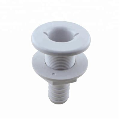 China Durable Plastic for Impact Resistance Marine Boat Bilge Hose Nylon Plastic Through Hull Bilge Fitting for sale