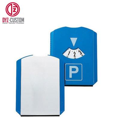 China Custom Parking Disc Logo Printing Plastic Parking Disc Ice Scraper for sale