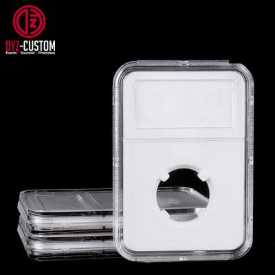 China Coin Holder Coin Display Slab For Grade Collection Slab Acrylic Plastic Coin Holders for sale