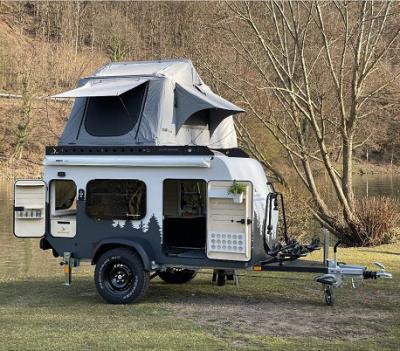 China Njatar Lightweight Lightweight Aluminum Off Road Travel Trailer Car House Mobile Camping Caravan For Sale for sale